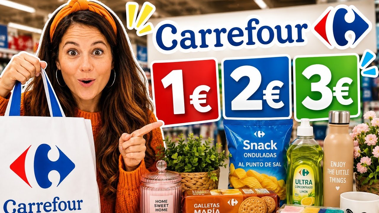 ¿Qué se puede comprar en Carrefour por 2€? 😱