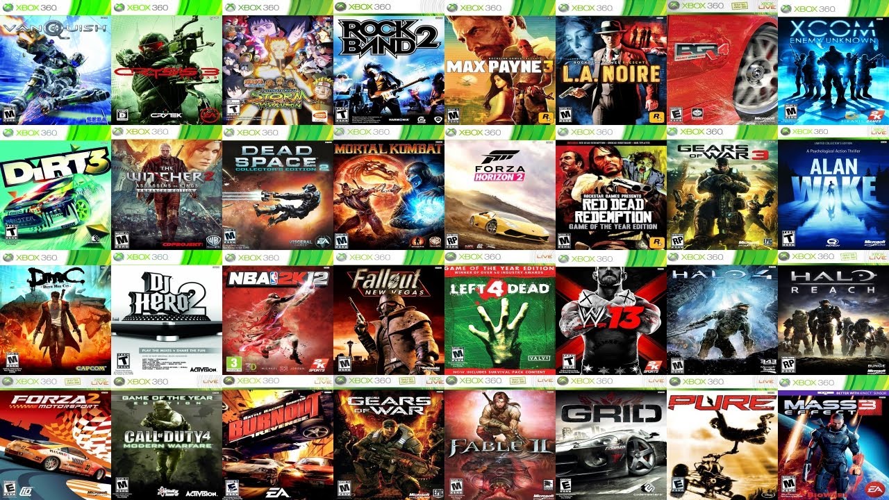 Top 111 Greatest XBOX 360 Games You Can't Miss, Best Greatest Xbox 360 Games