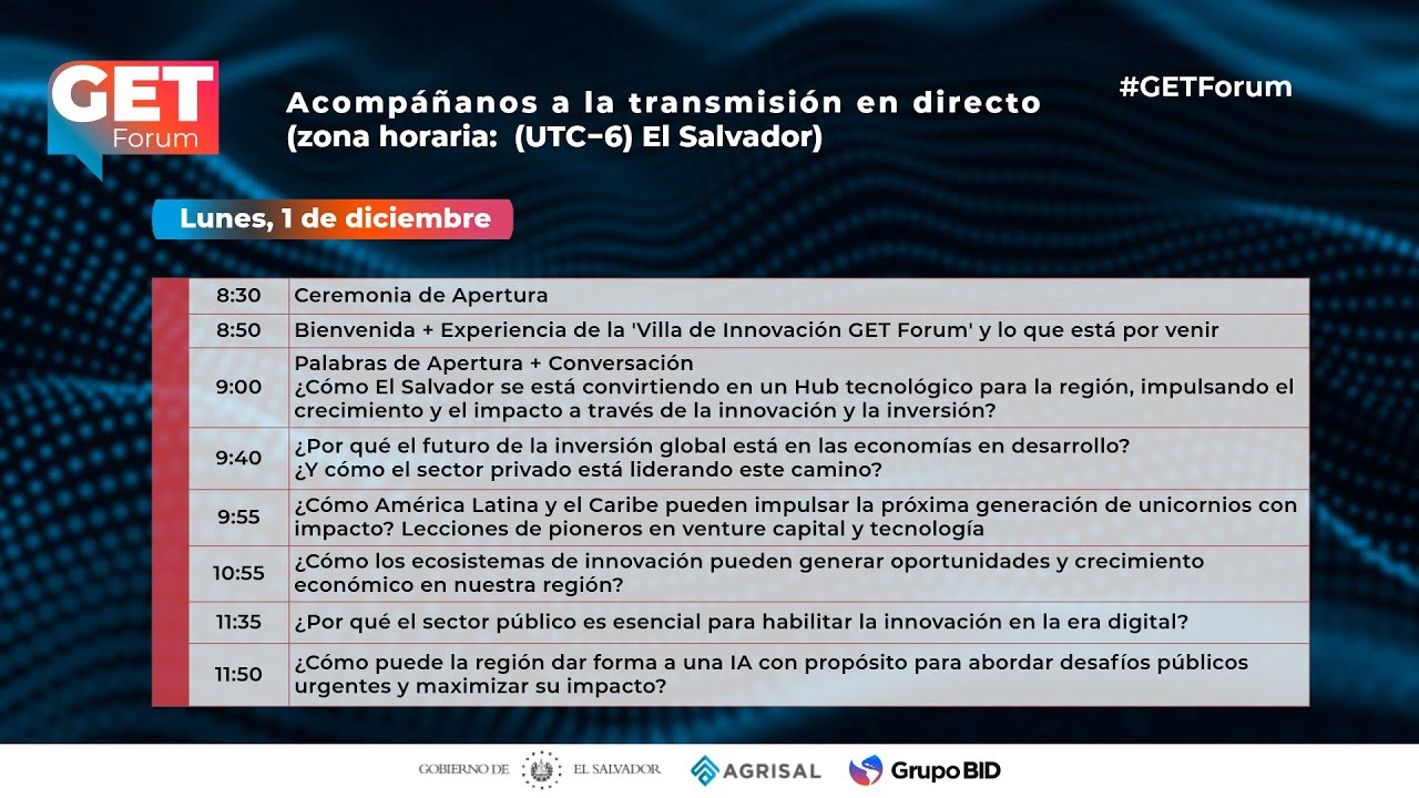 DÍA 2. GET Forum 2025: Una plataforma del Grupo BID de innovación para el impacto