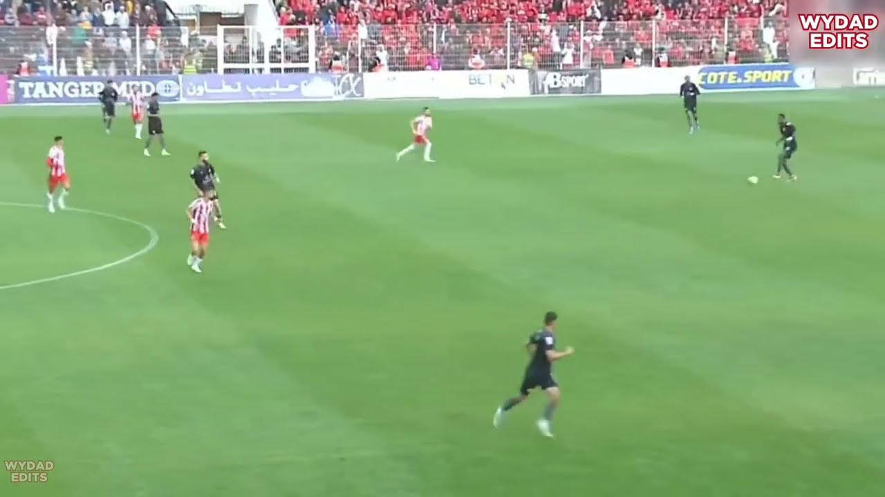 𝗬𝗮𝗵𝘆𝗮 𝗝𝗮𝗯𝗿𝗮𝗻𝗲 🆚️ Moghreb Tetouan 🔴⚪ تحركات يحيى جبران امام المغرب التطواني