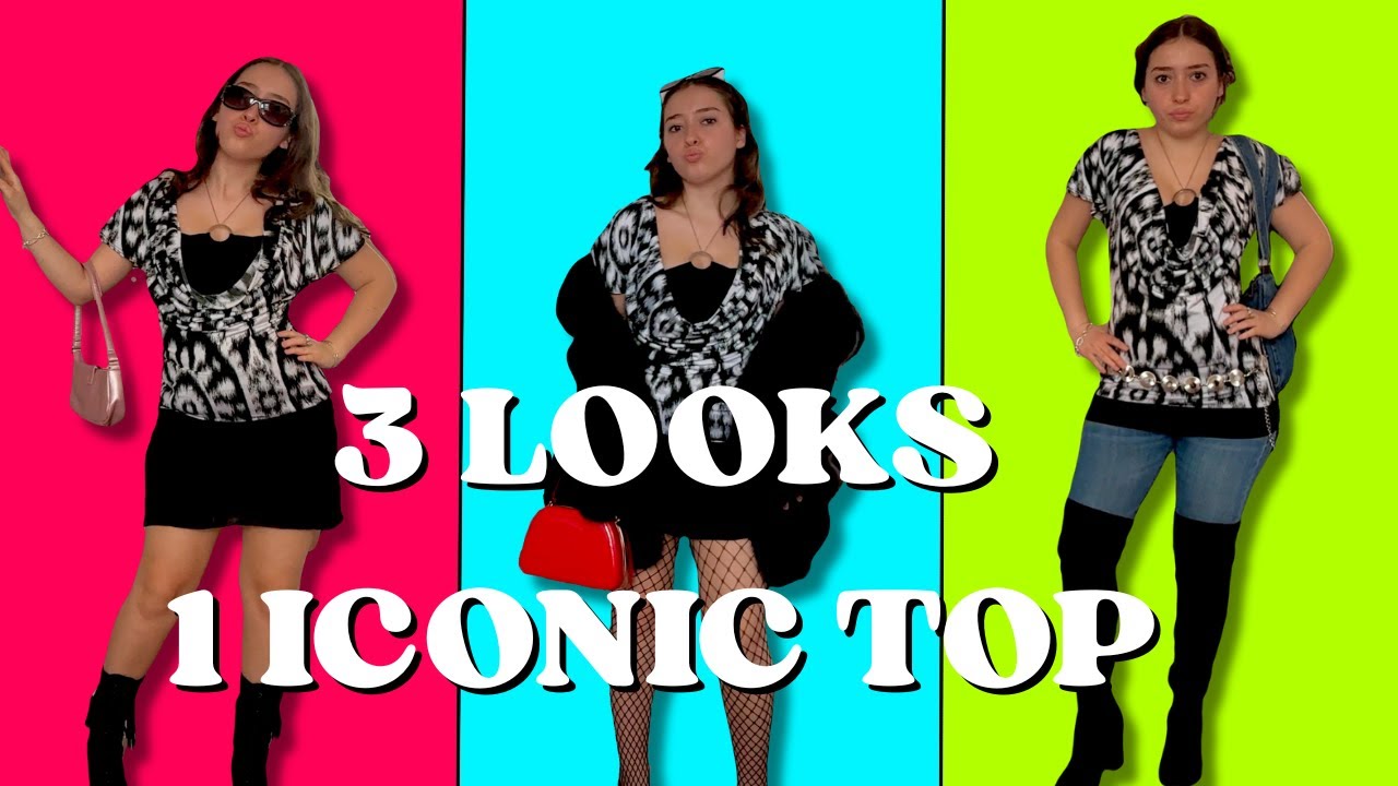 Turning 1 Top Into 3 Y2K Looks