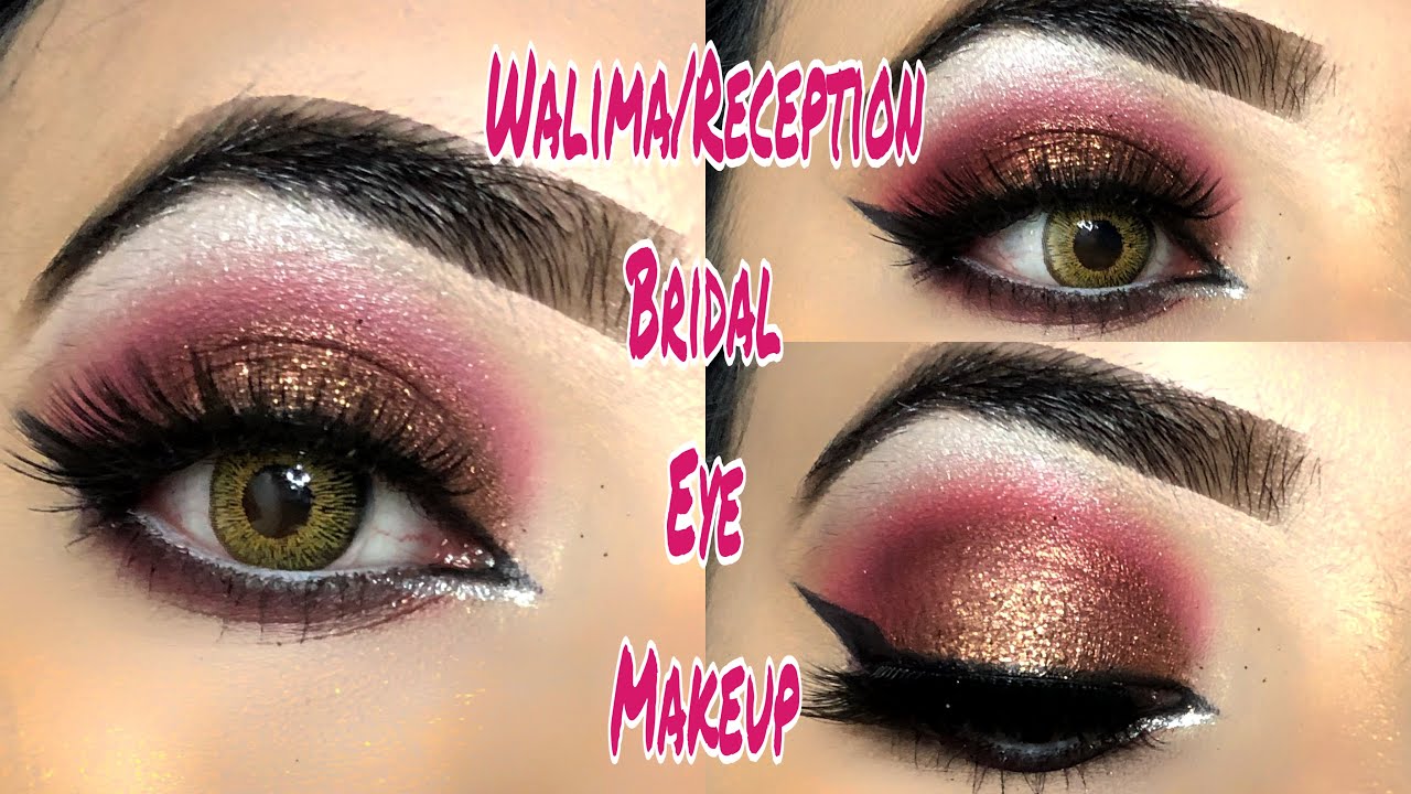 Traditional Bridal Eye Makeup Tutorial || Indian/Pakistani Bridal Makeup || Zeba Danish