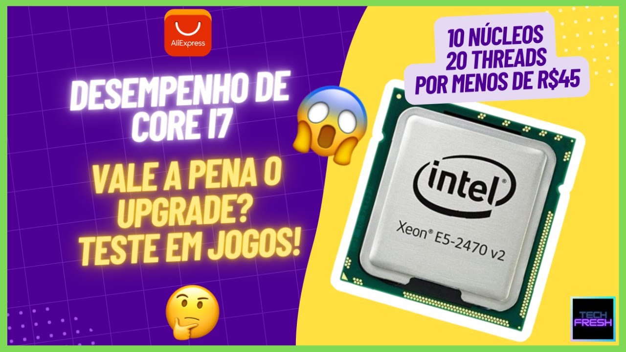 XEON E5-2470 V2 POR MENOS DE R$45!UPGRADE NO KIT X79A(LGA1356) DESEMPENHO DE CORE I7! TESTE EM JOGOS