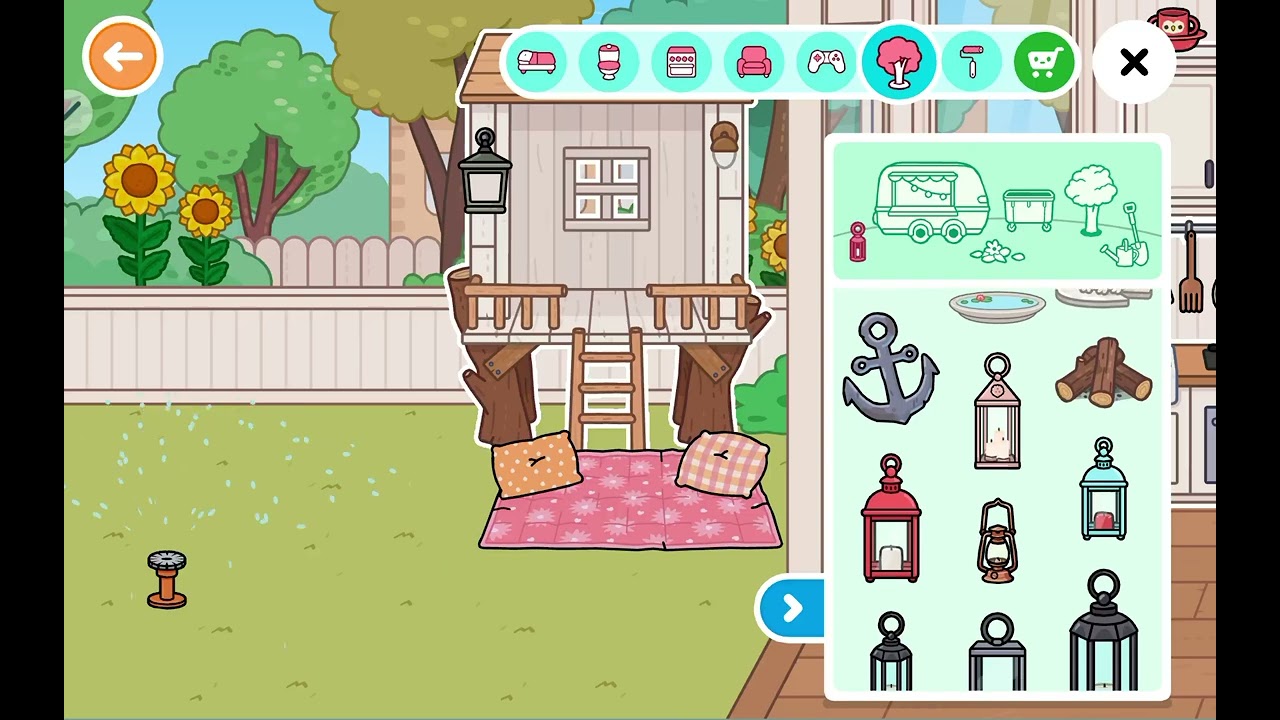 Toca boca dekorujemy domek