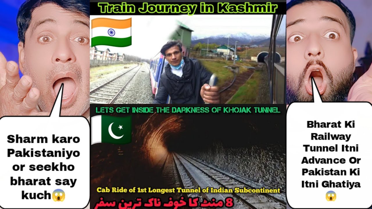 Longest Railway Tunnel In India Vs Longest Railway Tunnel In Pakistan | Pakistani Reactions