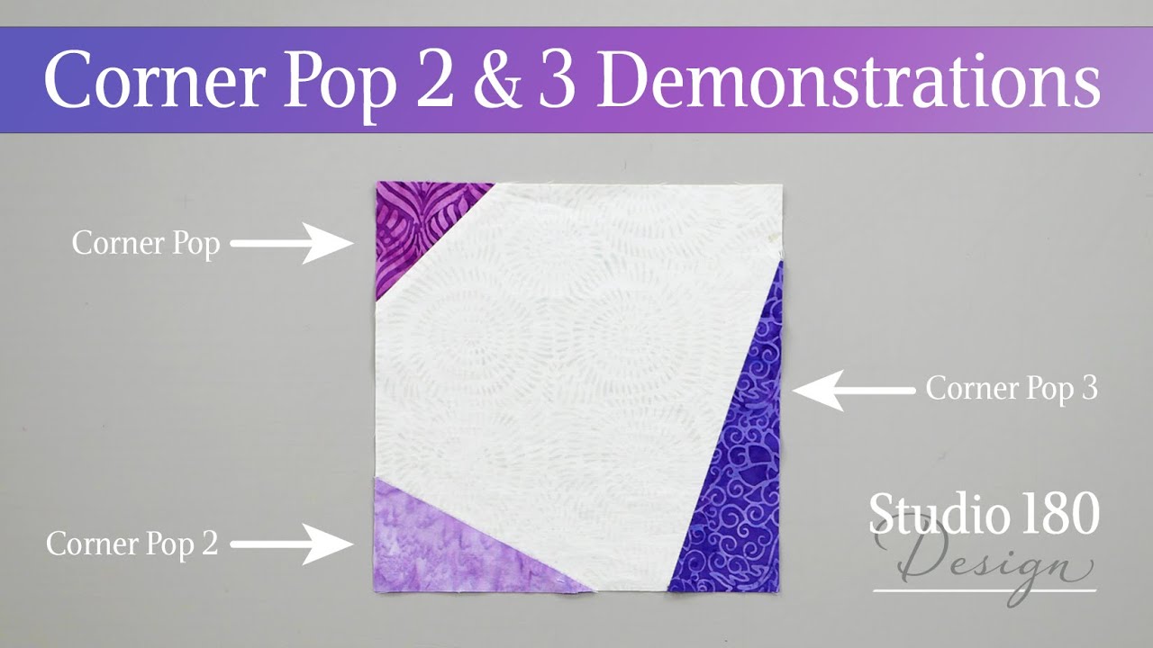 Corner Pop II and Corner Pop III - Tool Demonstrations