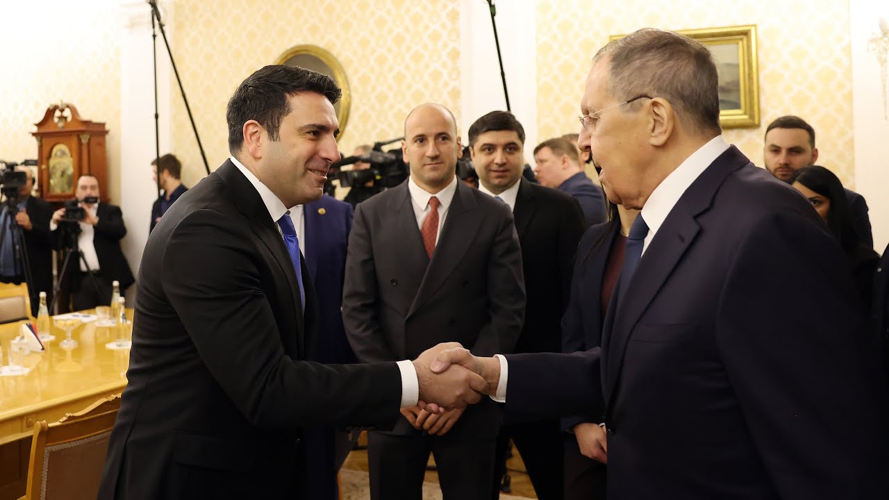 Ալեն Սիմոնյանը հանդիպել է Սերգեյ Լավրովի հետ