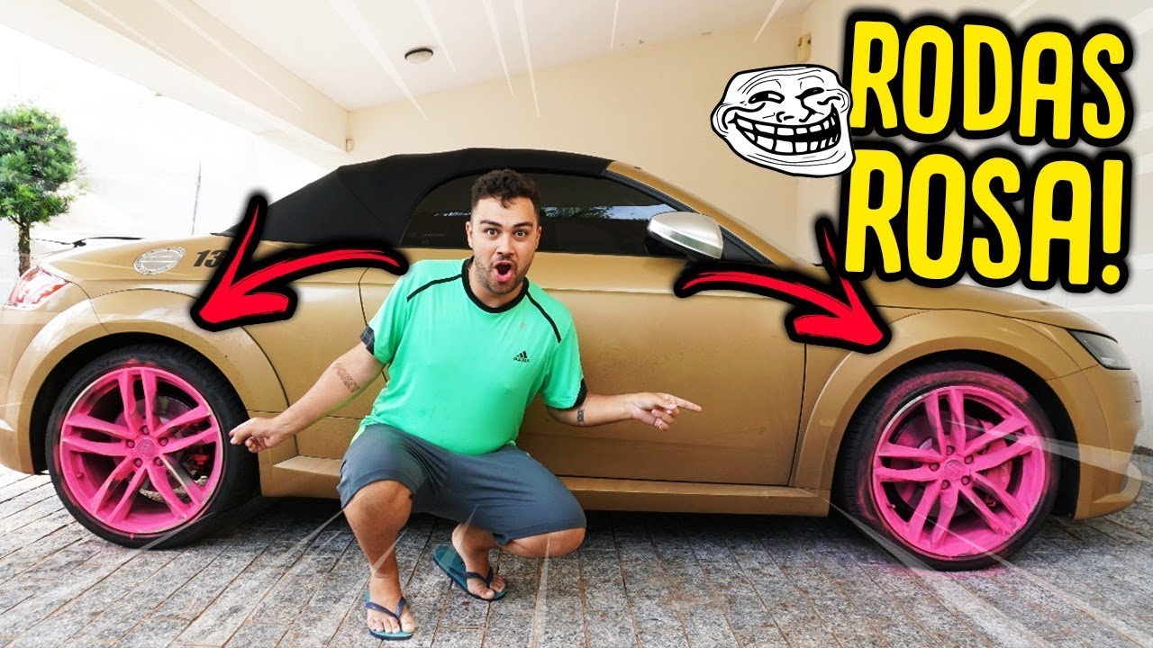 PINTEI A RODA DO AUDI TTS DO REZENDE !! - TROLLANDO REZENDE [ REZENDE EVIL ]