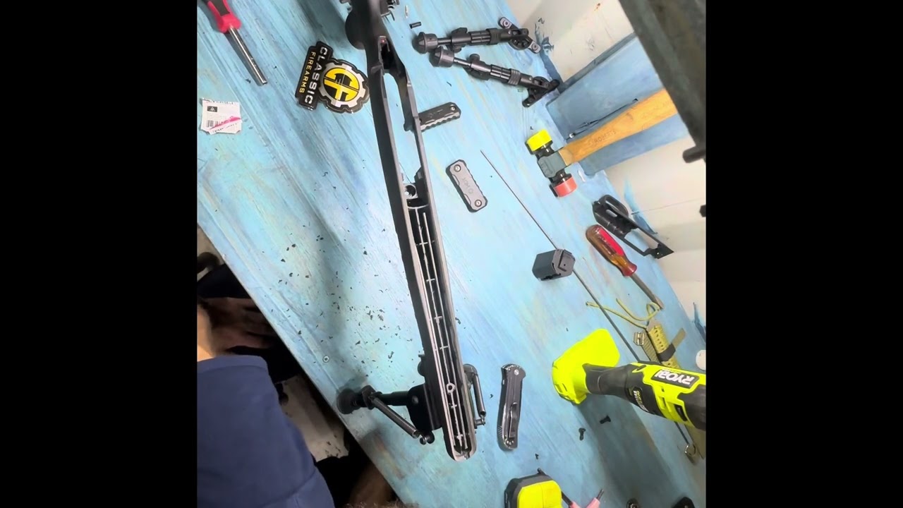 Steel rods and epoxy to fix synthetic stock flex?!?! Savage B-MAG .17wsm