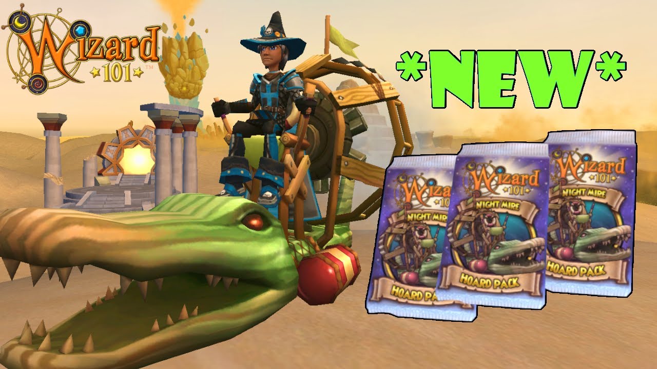 Wizard101: *NEW* Night Mire Hoard Pack Opening And Review!