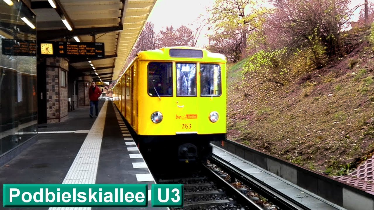 Podbielskiallee U3 : Берлинский метрополитен ( BVG A3L71 - A3L92 )