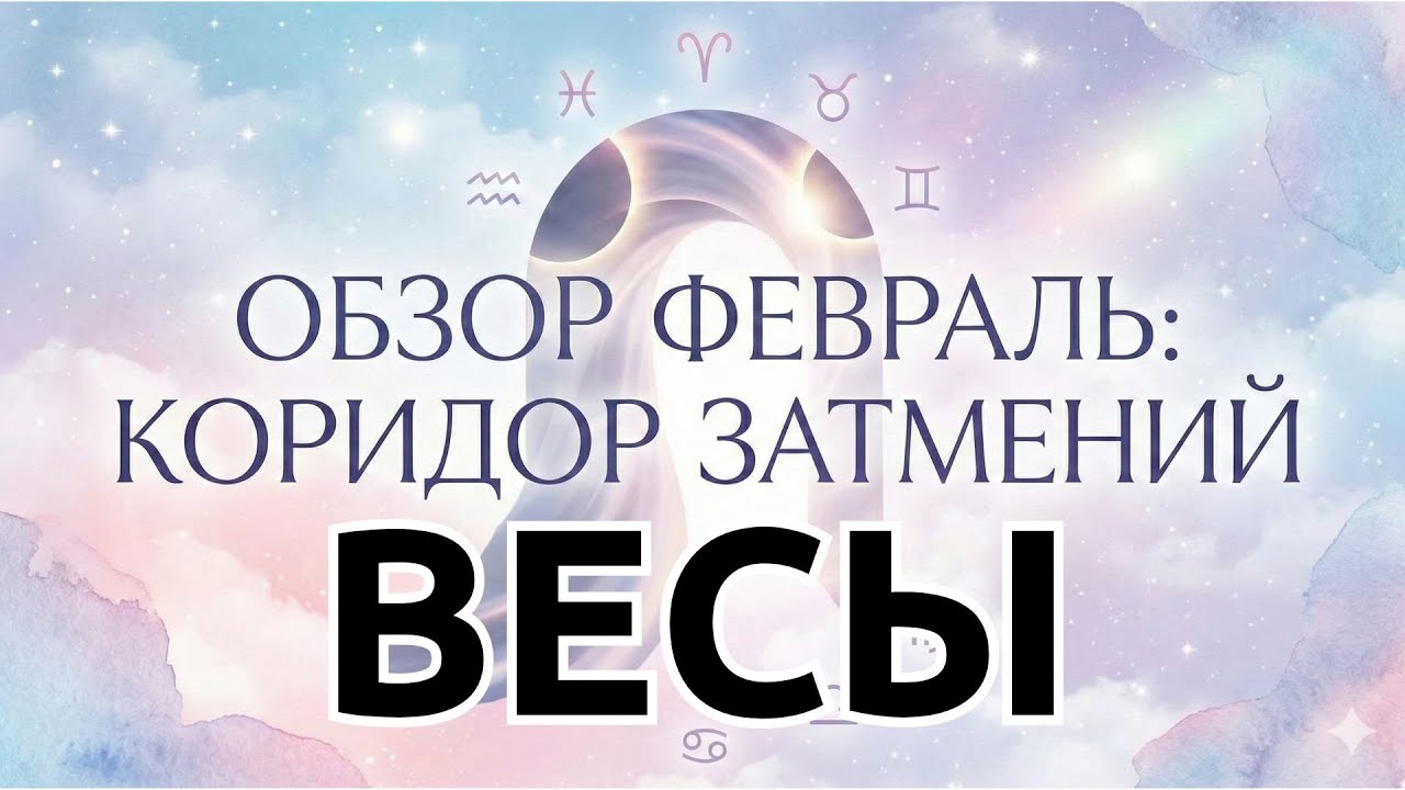 ♎ ВЕСЫ - ЭНЕРГИИ ФЕВРАЛЯ | ТОЧКА ЗАПУСКА БУДУЩИХ СОБЫТИЙ ✨