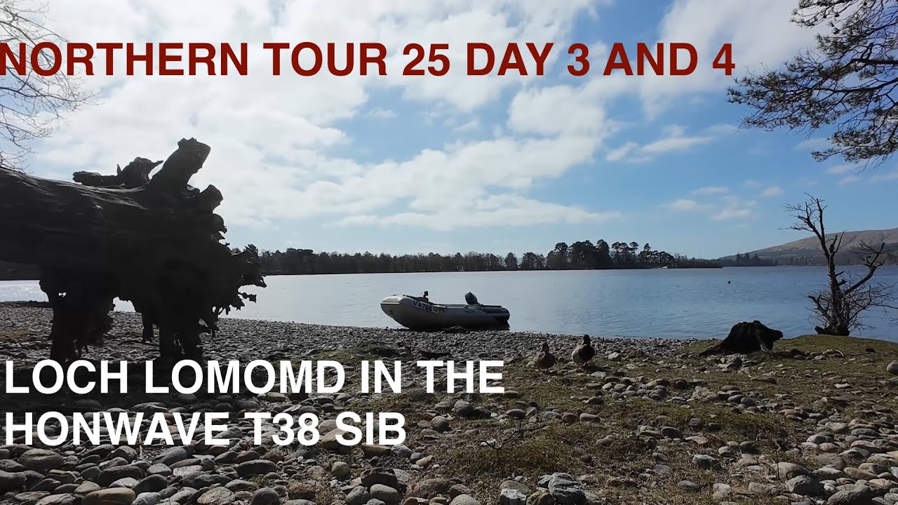 Northern Tour 25 Loch Lomond in the HONWAVE and Cashel Camp Site