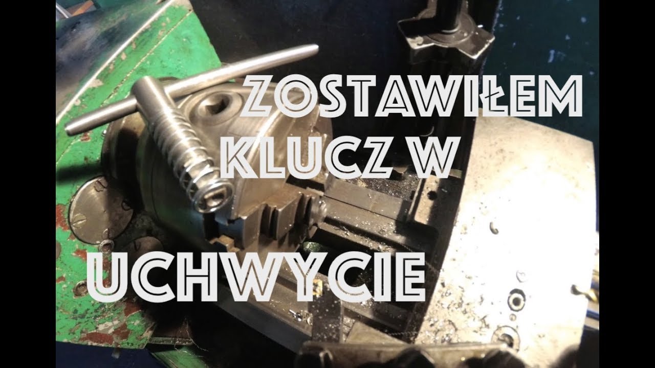 Bezpieczny klucz do uchwytu (BUUMM) Zostawiłem klucz. Toczenie, fajny projekt na początek.
