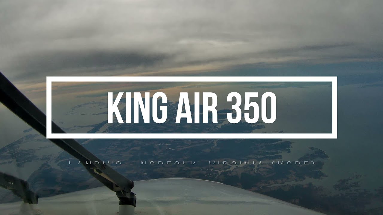 4K Pilot View Landing in Norfolk, Virginia (KORF)