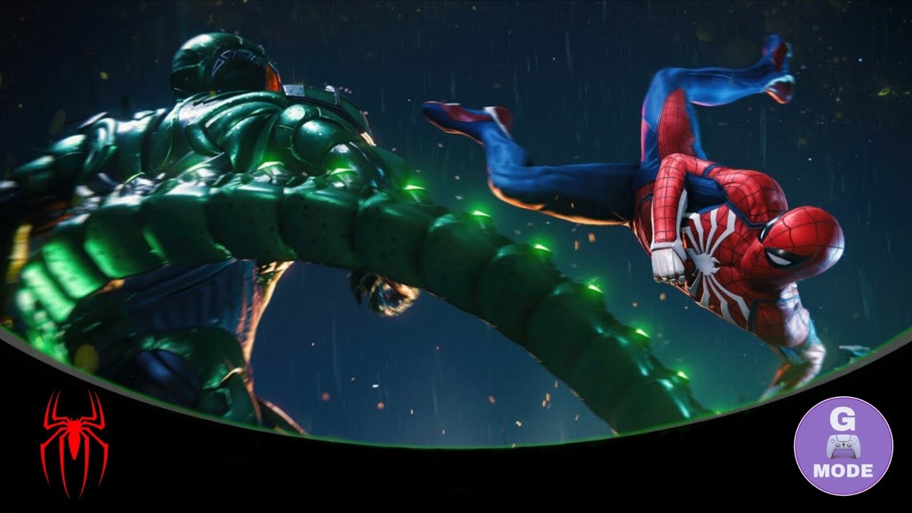 Spider man remastered PS5 | spider man vs rhino & scorpion gameplay