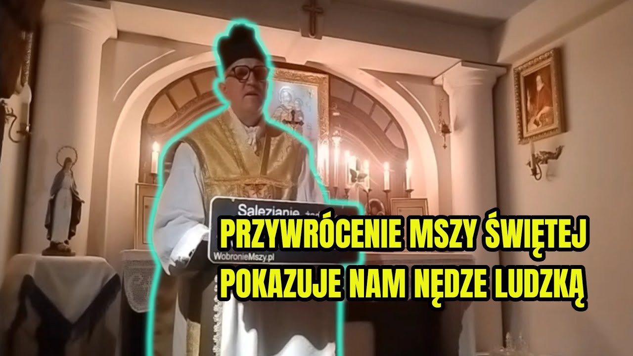 Michał Woźnicki Przywr&oacute;cenie mszy świętej na Wronieckiej 18.12.2025