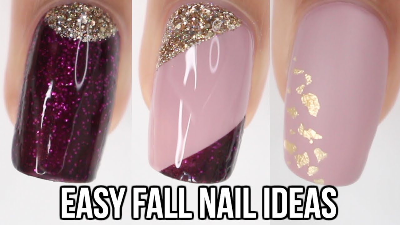 5 QUICK & EASY Fall Nail Ideas!
