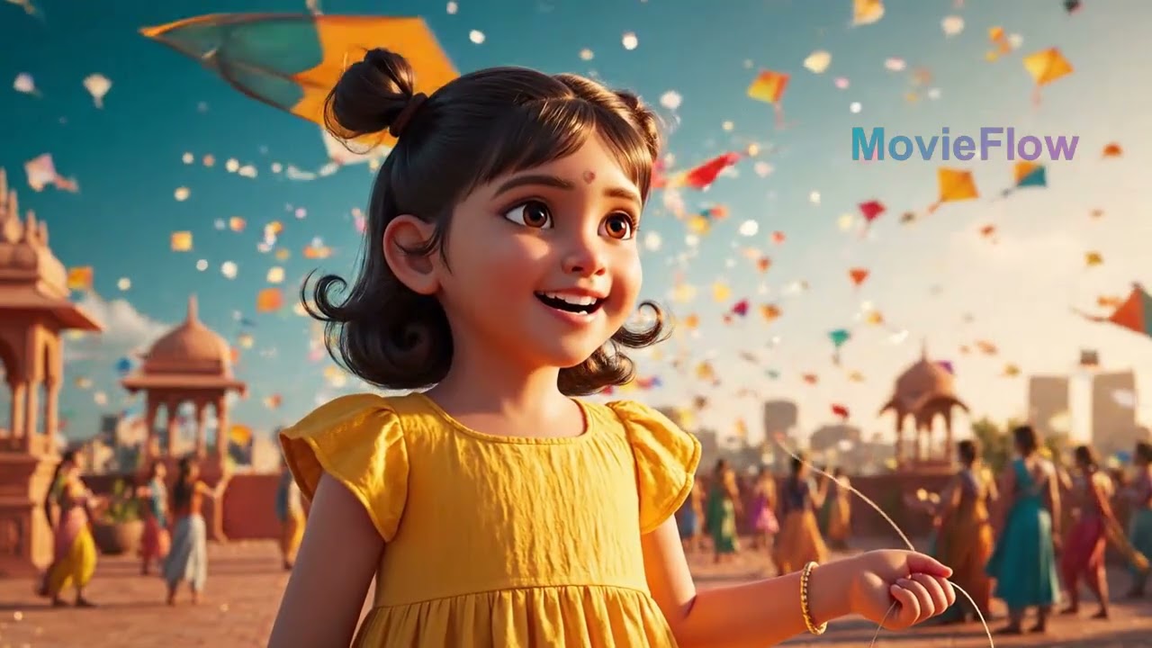 Chikki and the Magic Kite 🪁✨ | मकर संक्रांति की पतंग | Hindi Stories for Kids