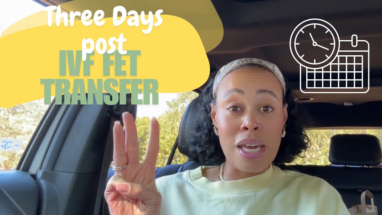 THREE DAYS POST FET | JUST WAITING | IVF TRANSFER | MY IVF JOURNEY