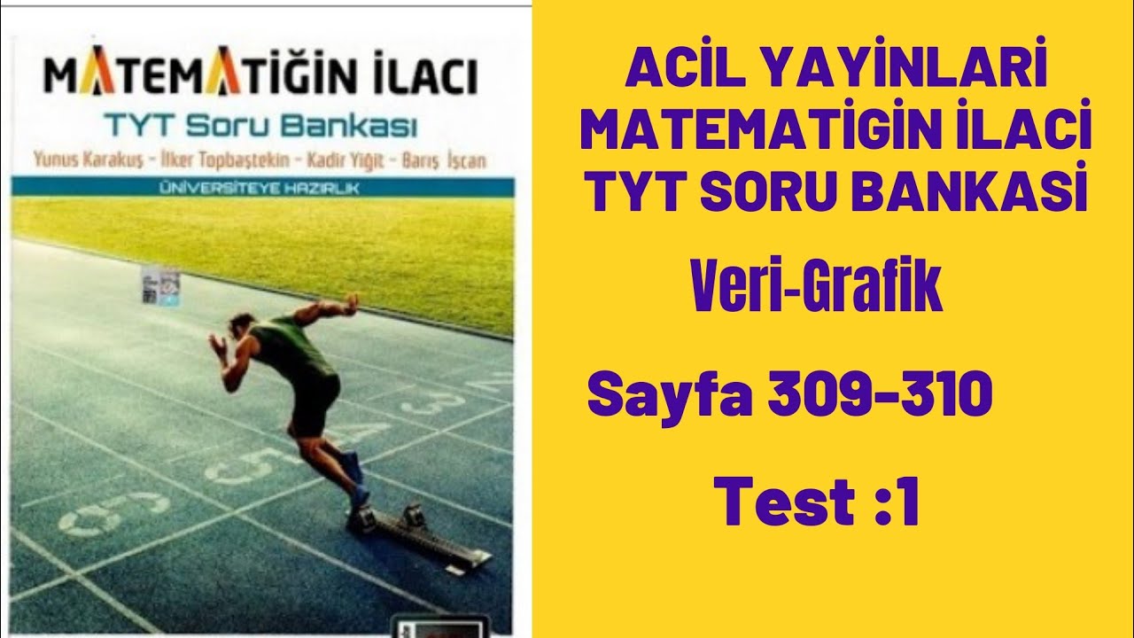 ACİL YAYINLARI MATEMATİGİN İLACİ TYT SORU BANKASİ Veri -Grafik