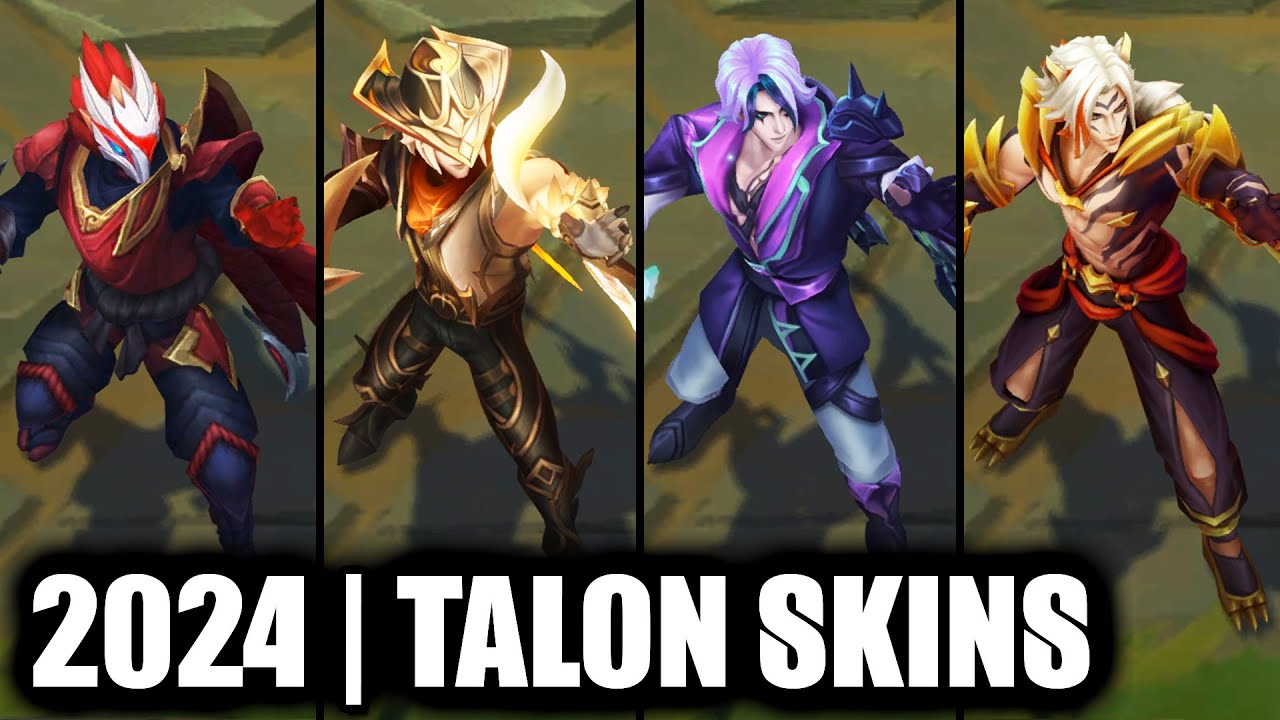 ALL TALON SKINS SPOTLIGHT 2024 | League of Legends