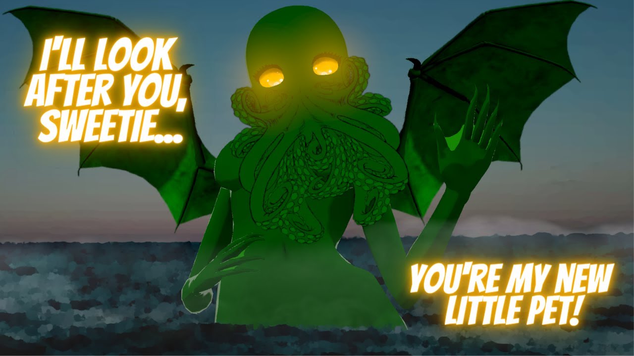 Dommy Mommy Cthulhu Rescues & Adopts You! ASMR Roleplay🐙[monster girl] [F4M] [eldritch] [tentacles]🌊