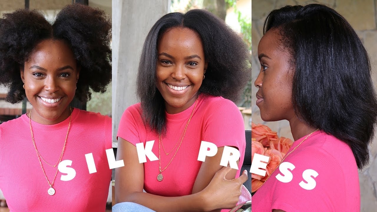I Got A Silk Press And Trim! Natural Afro Hair Length Check