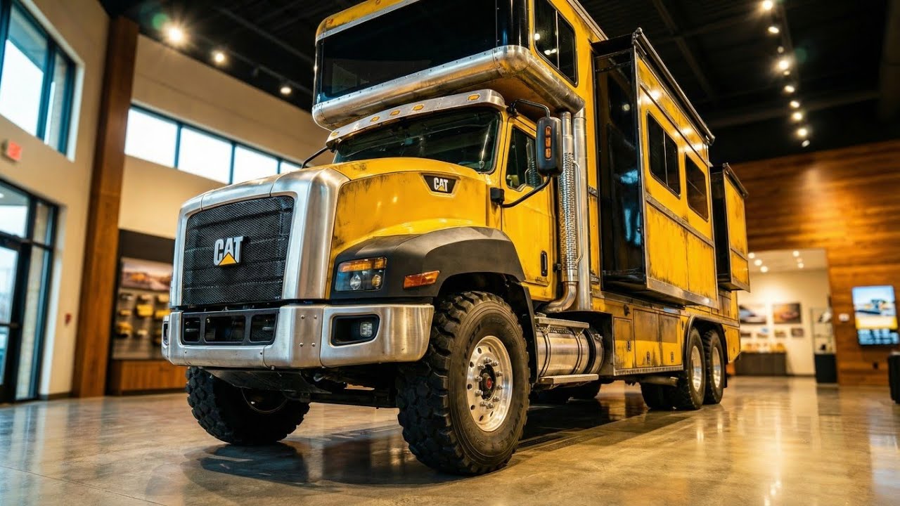Ultimate Motorhome The Catpiller Beast #luxurymotorhome #automobile #luxuryonwheels #camper #offroad