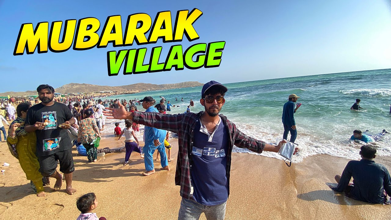 Karachi Mein Europe Jesa Beach😍 Mubarak Village Karachi | Khoobsurat Samandar Ke Nazare🌊