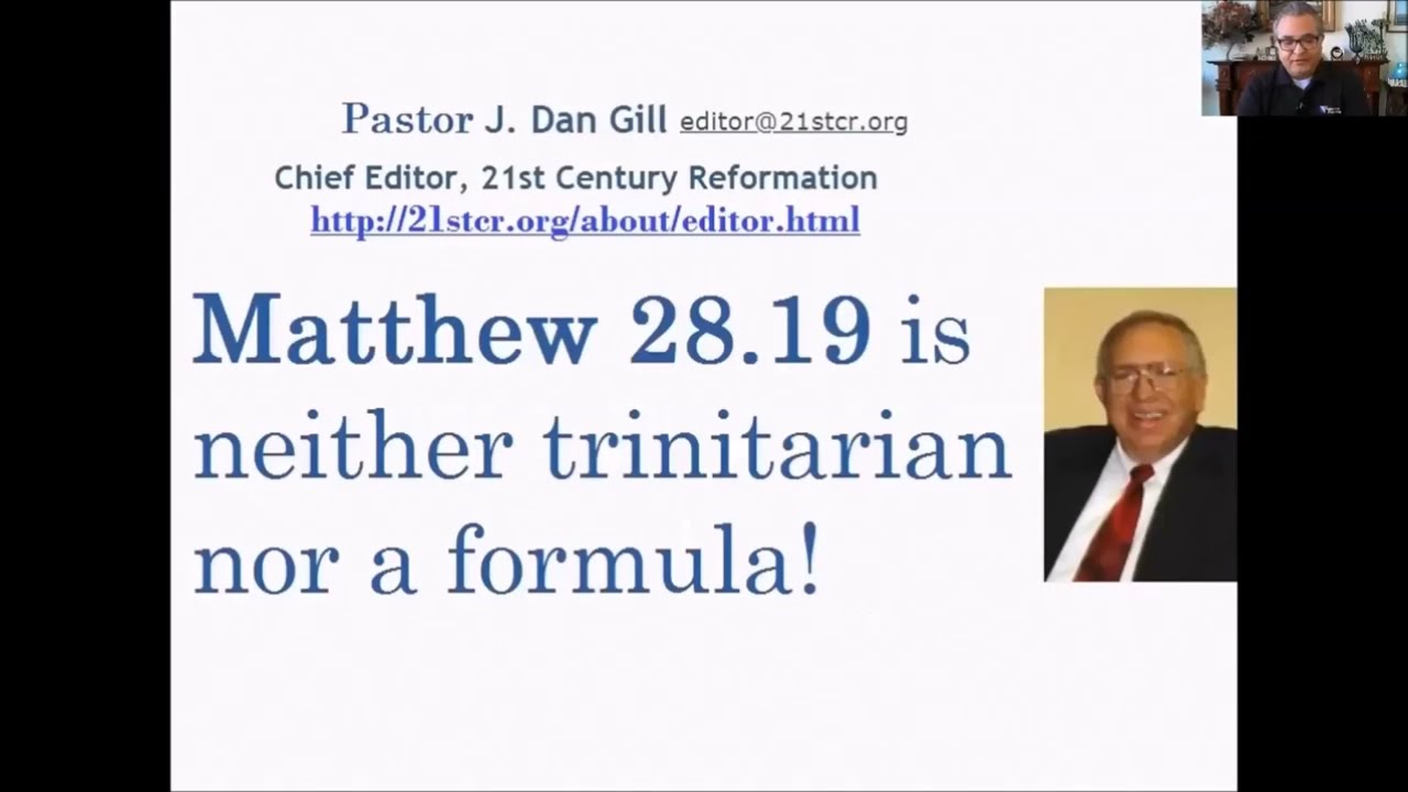 Is Matthew 28:19 a trinitarian corruption? Manuscript and 