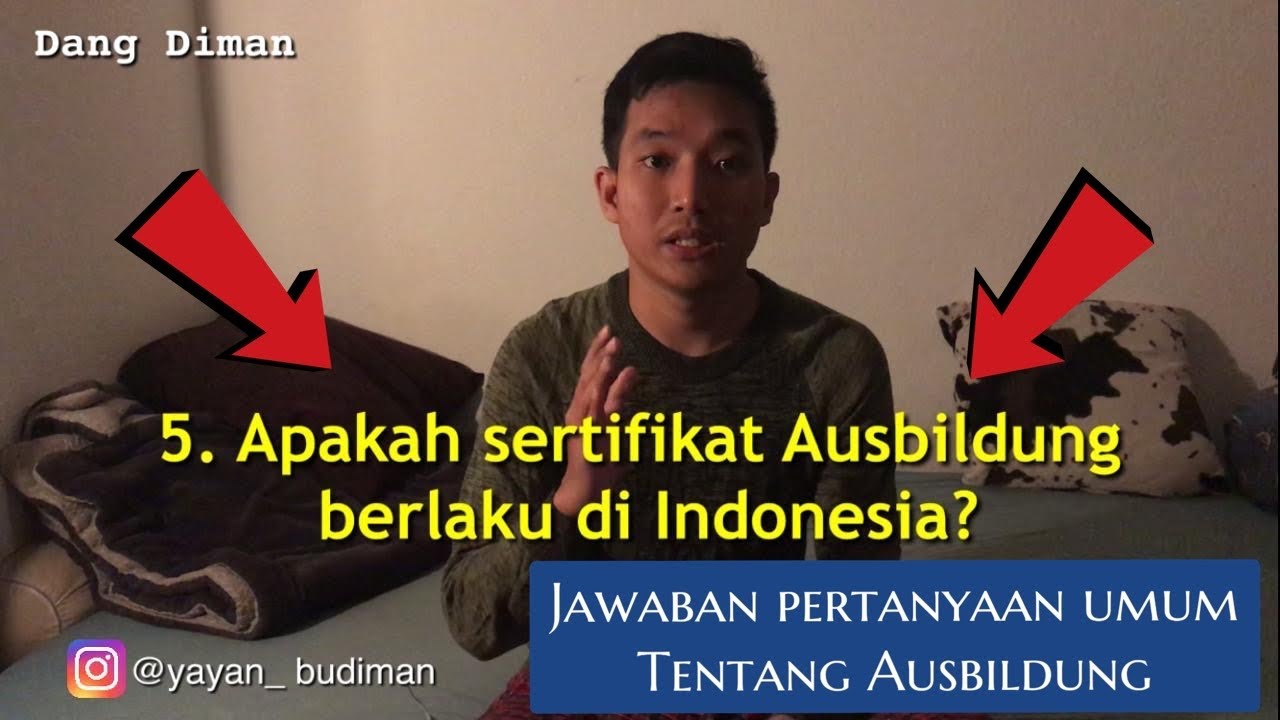 Tanya Jawab Ausbildung [ Pertanyaan yg paling sering di tanyakan]