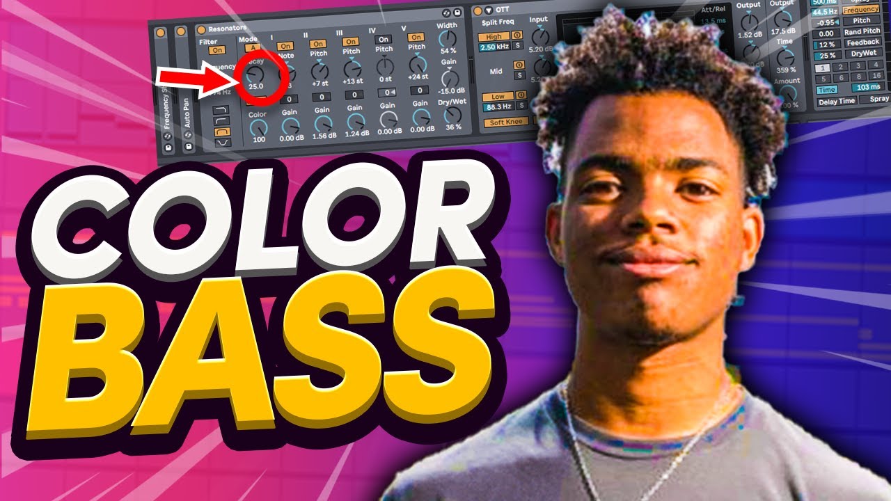 how to Color Bass (Ace Aura, Chime, Rushdown records) | ableton tutorial