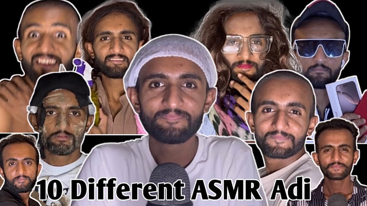 ASMR 10 Different Types ASMR Adi 🌝
