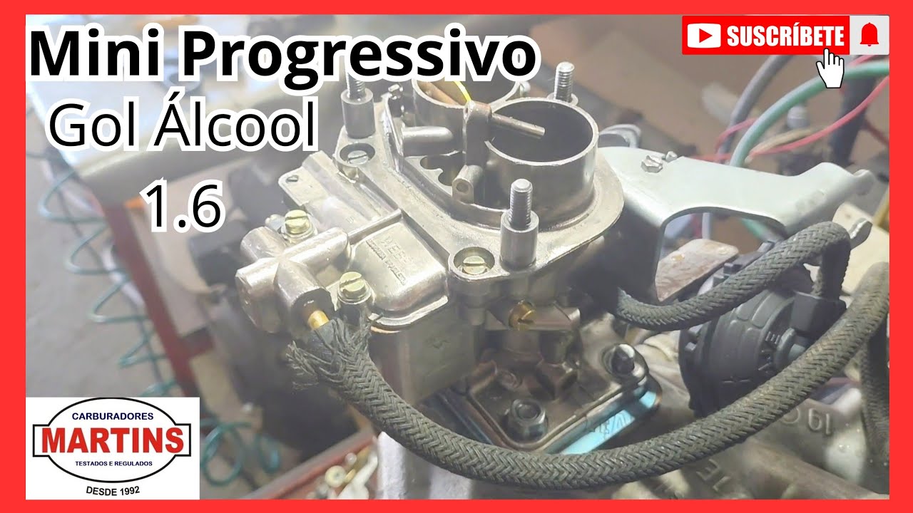 Carburador Mini Progressivo álcool 1.6/ Gol/ Como fazer a regulagem/ Qual a tabela de giglagem/Weber