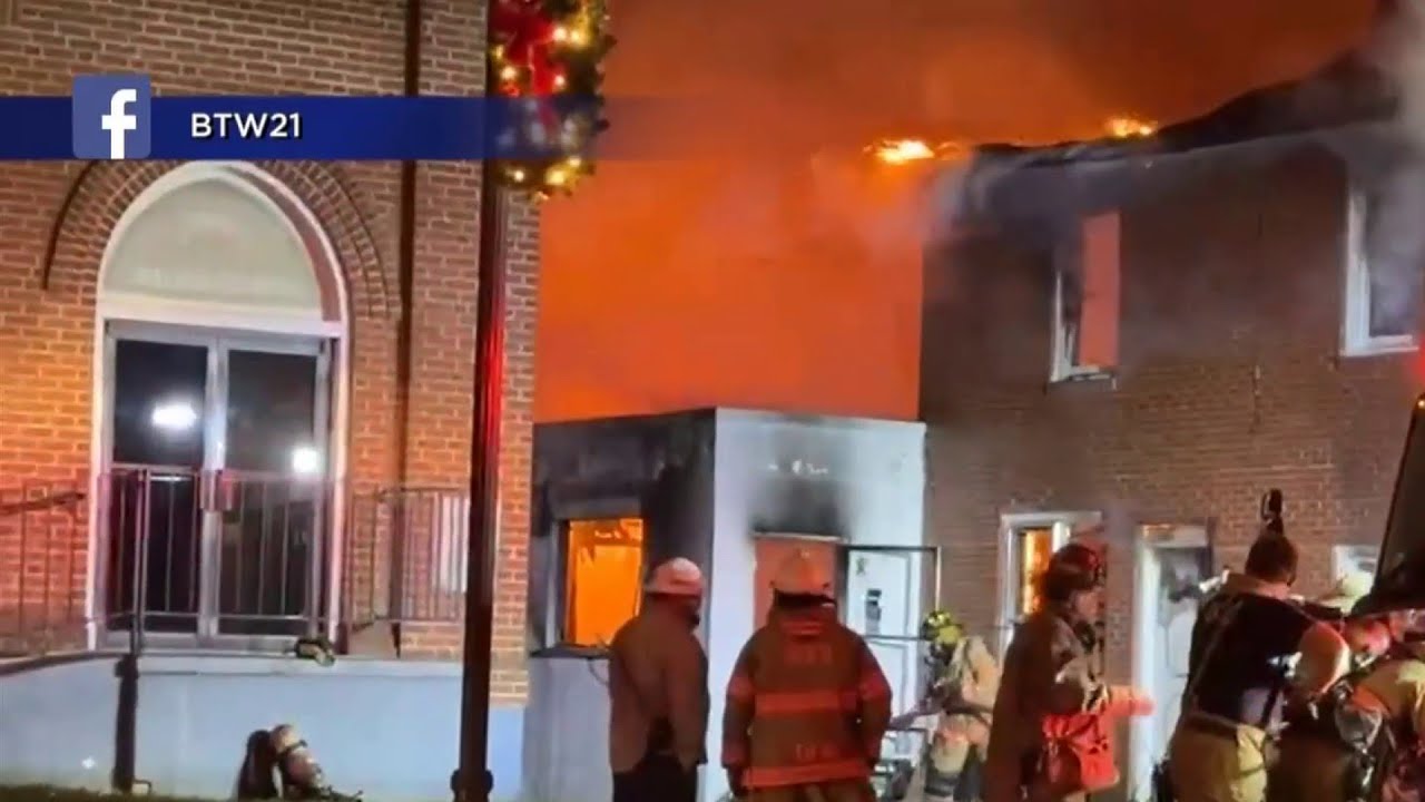 Crews responding to overnight fire in Martinsville