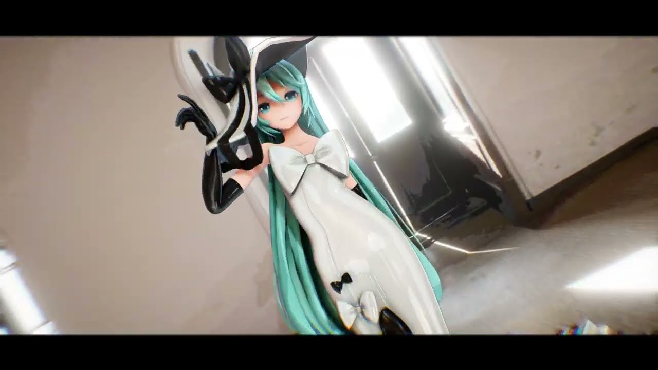 【MMD】酔いどれ知らず / Kanaria【1080p】 YYB White Valentine Miku さん