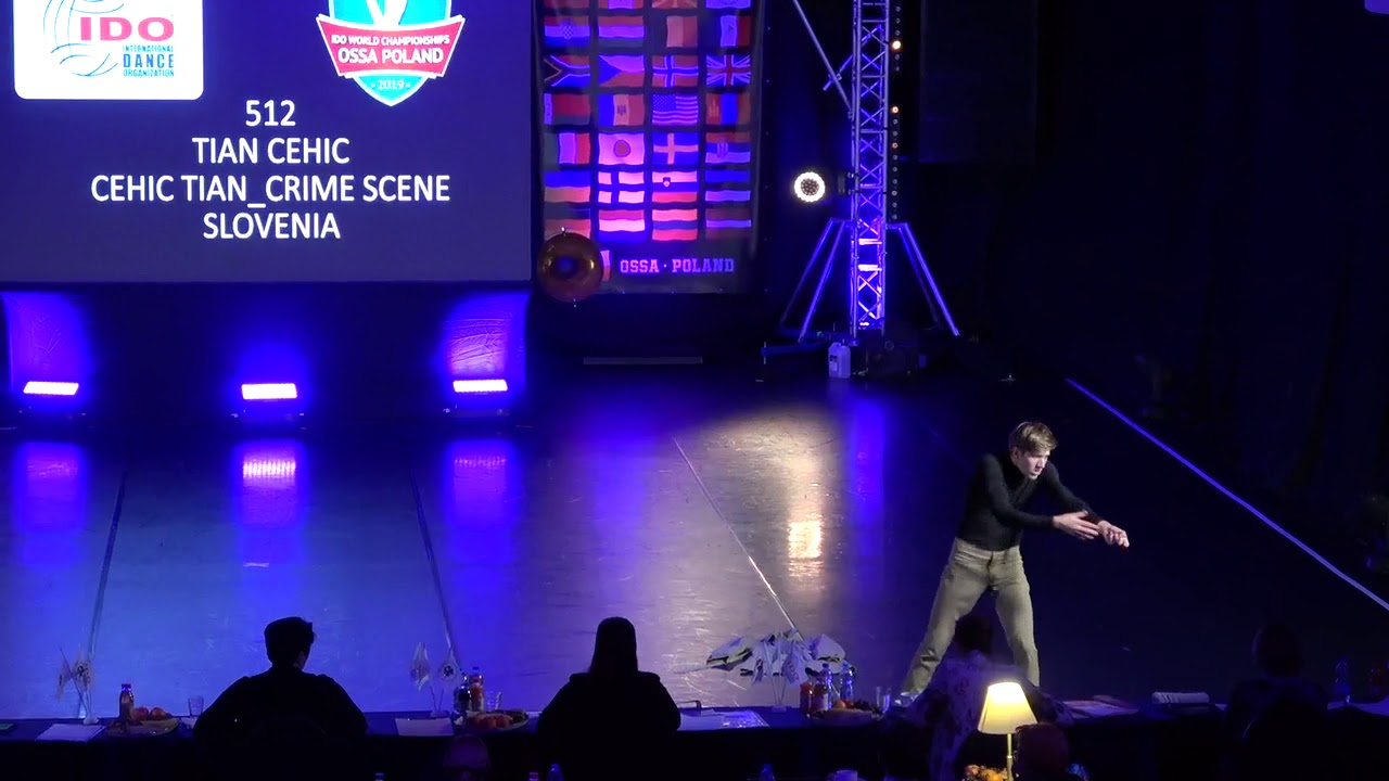 2nd place Tian Cehic, Slovenia, Ossa World Dance Week 2019