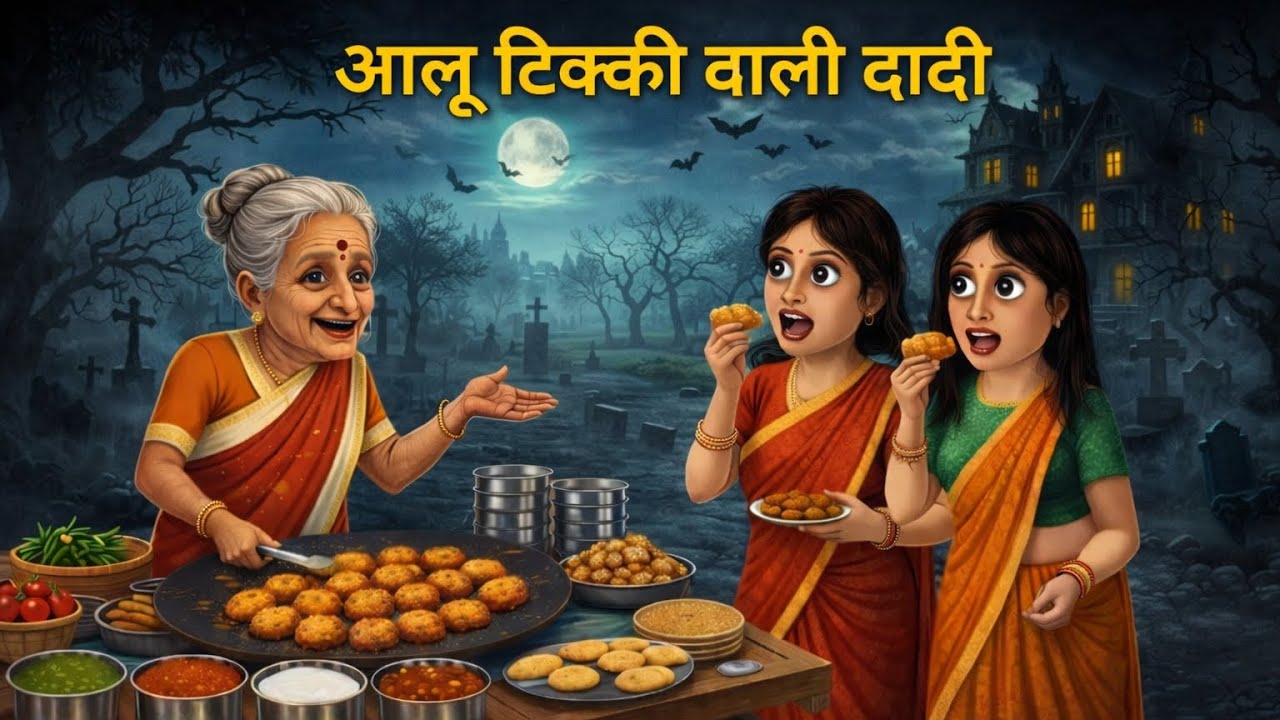 आलू टिक्की वाली दादी#moralstories #cartoonvideo#hindikahanian#suraj20toons 