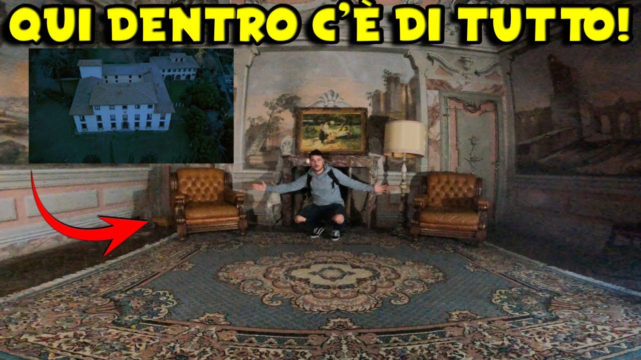 TROVIAMO UNA BELLISSIMA VILLA ABBANDONATA DA POCHI ANNI - URBEX ITALIA