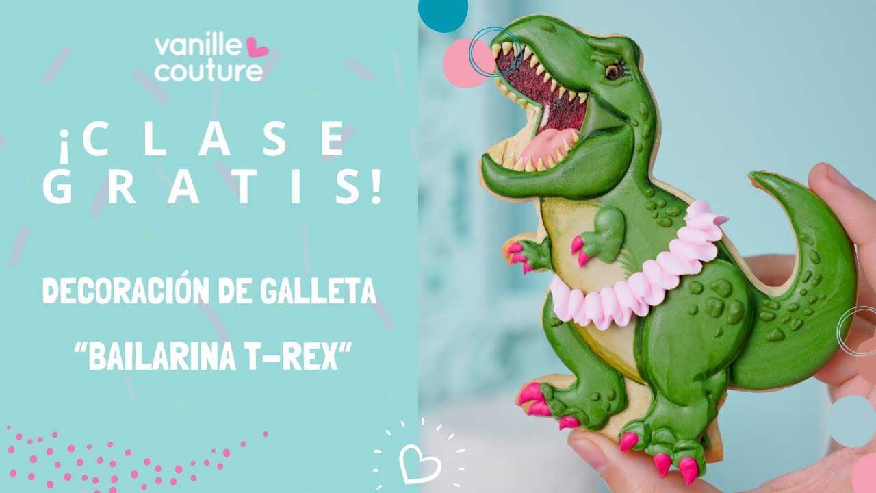 Decora una galleta de T - Rex con tutu 🦖🩰