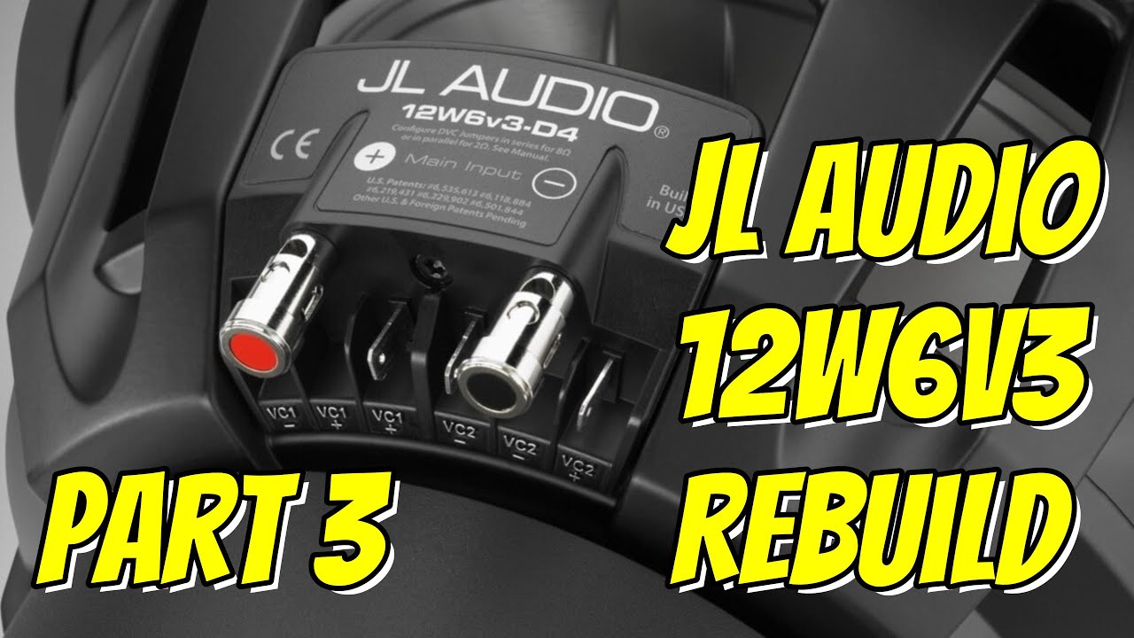 HOW TO: JL Audio 12W6v3 Coil Replacement - Part 3