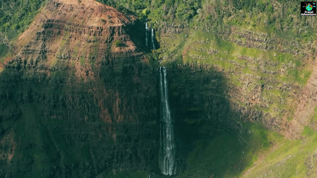 4K Drone Footage of Waimea Canyon | Aerial Views of Hawaii's Grand Canyon