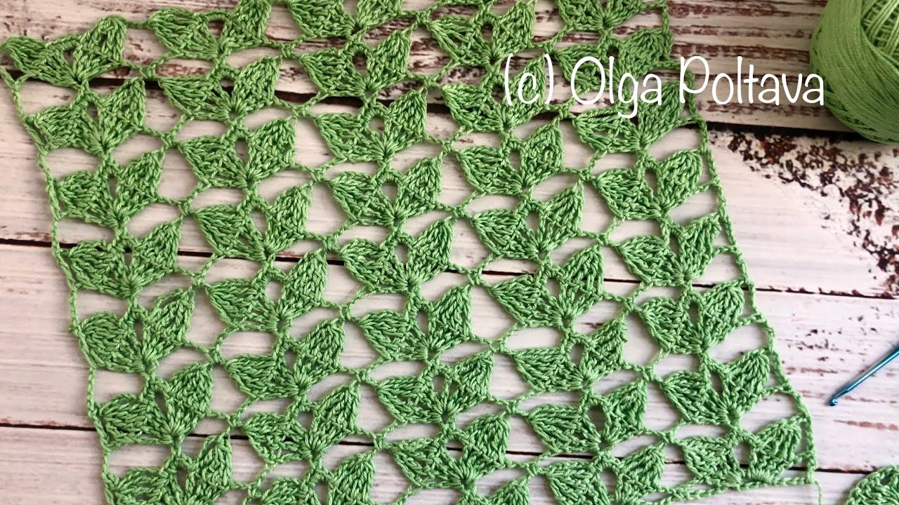 How to crochet lacy stitch for spring projects! Crochet Video Tutorial