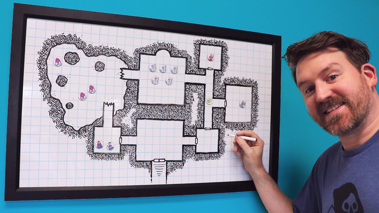 Making Dungeon Maps on a Whiteboard!