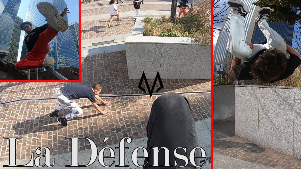 GROSSE SESSION DE PARKOUR A LA DEFENSE