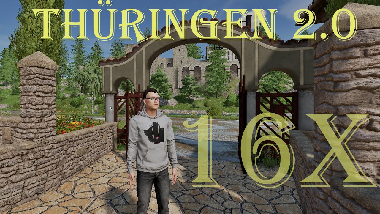 ---PREVIEW--- Thüringen 16x Beta von OlliB. Mod Map für den LS22