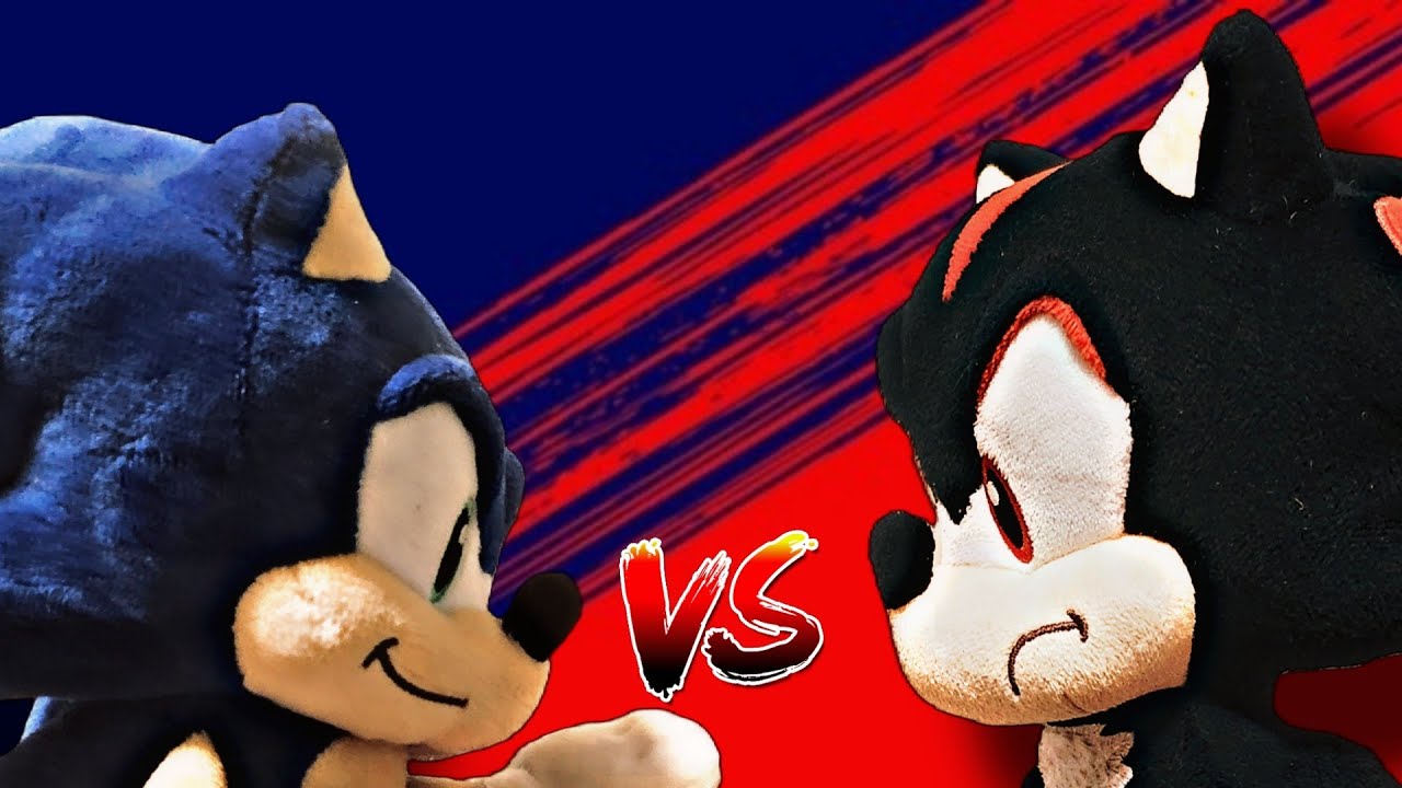 Sonic VS Shadow - Sonic Plush Fight SmackDown!