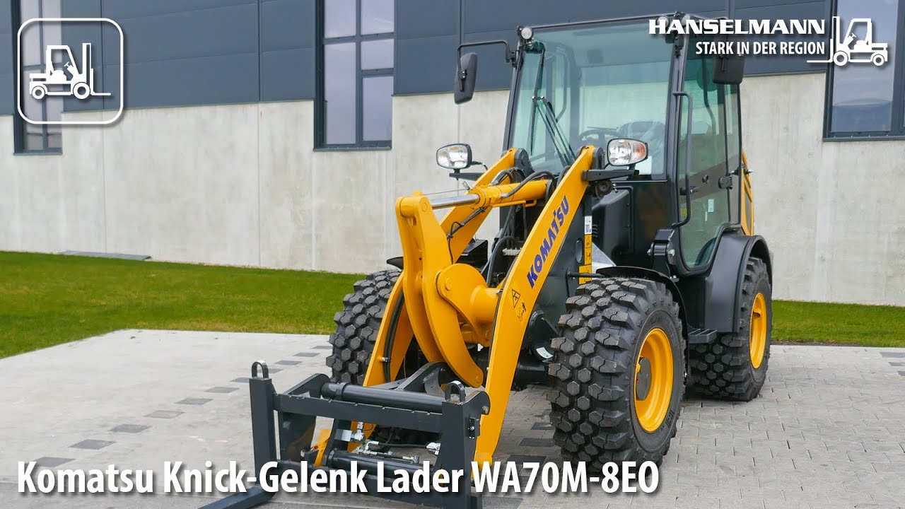Komatsu Knick-Gelenk Lader WA70M-8EO