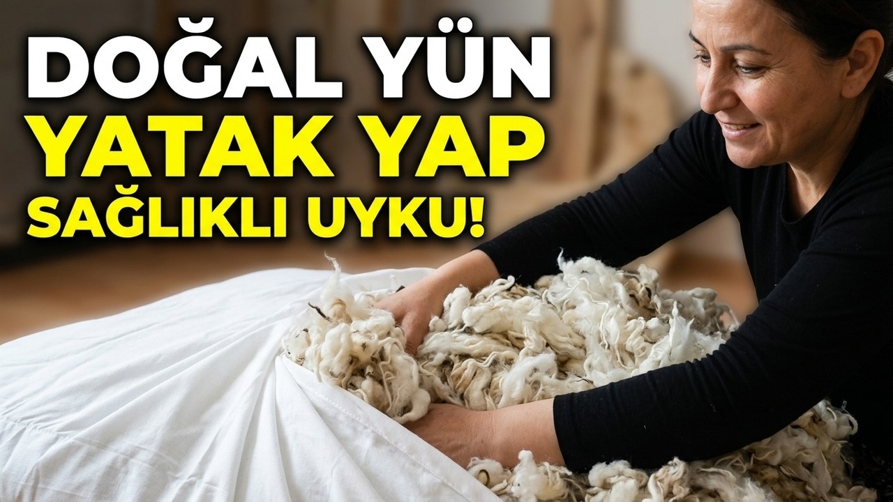 Yün Yatak Nasıl Yapılır | Yün Yatak ve Yorgan Dikimi  Doğal ve Sağlıklı Uyku İçin Harika Bir Seçim!